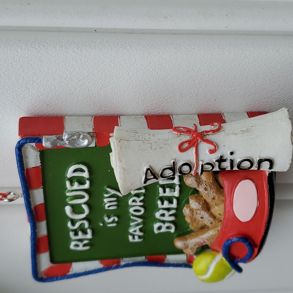 New 8 Dog Ornaments Rescued is my Favorite Breed Adoption Shelter - Picture 3 of 6